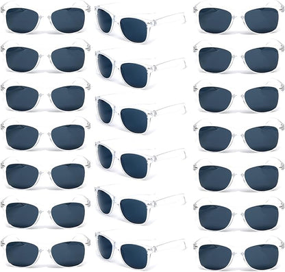 YQVIE 20 Pack Wholesale Sunglasses for Men Women in Bulk 70s Retro Cheap Glasses for Party Supplies