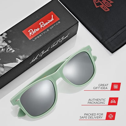 Retro Rewind Polarized Sunglasses for Men and Women - UV Protection Classic Sun Glasses