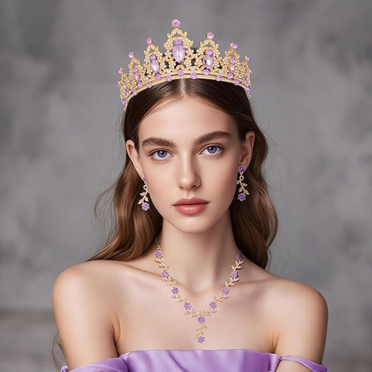 Kamirola - Queen Crown and Tiaras Princess Crown for Women and Girls Crystal Headbands for Bridal, Princess for Wedding and Party（01）