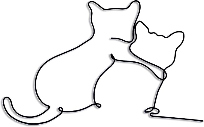 Matani Metal Dog Wall Decor | Dog & Living Room Wall Art | Minimalist Room Décor (Sleeping Labrador)
