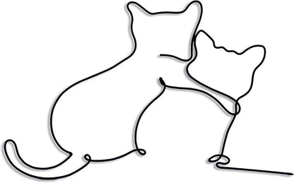 Matani Metal Dog Wall Decor | Dog & Living Room Wall Art | Minimalist Room Décor (Sleeping Labrador)
