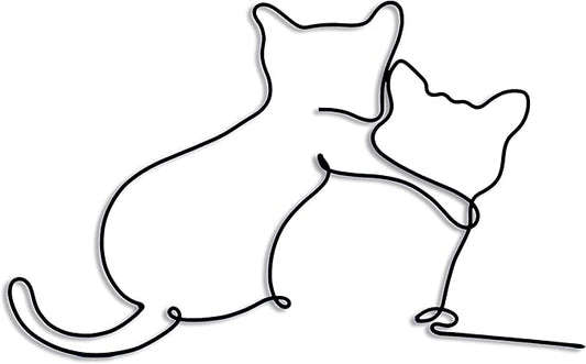 Matani Metal Dog Wall Decor | Dog & Living Room Wall Art | Minimalist Room Décor (Sleeping Labrador)