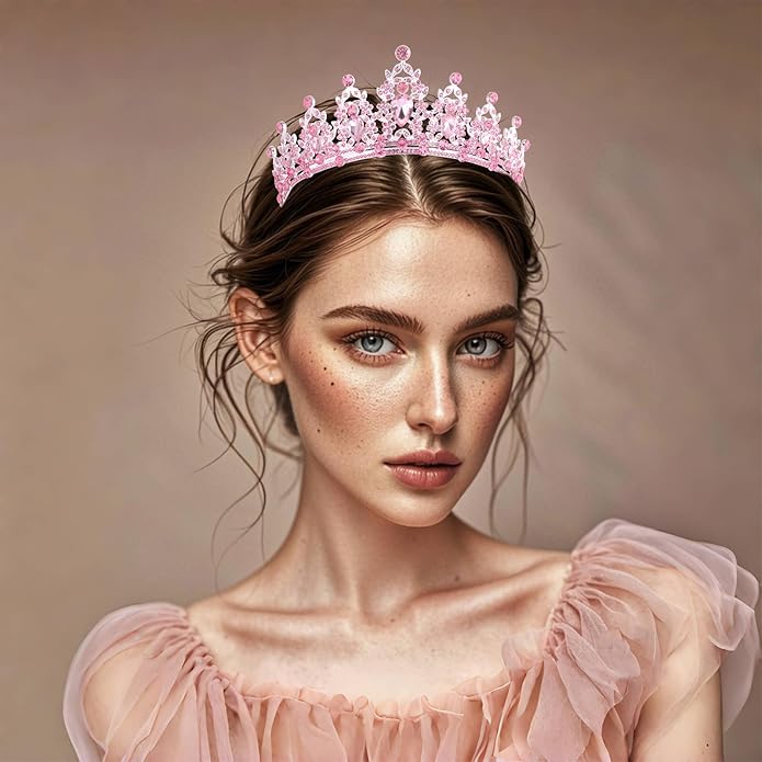 Kamirola - Queen Crown and Tiaras Princess Crown for Women and Girls Crystal Headbands for Bridal, Princess for Wedding and Party（01）