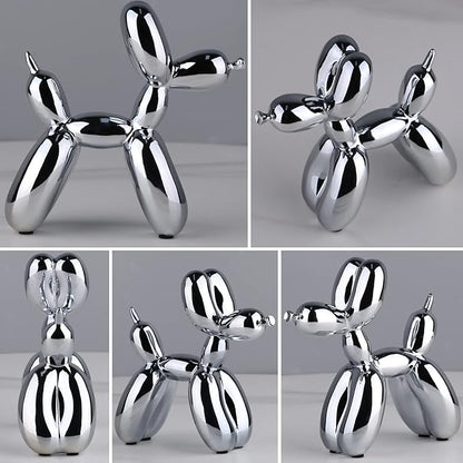 Green Balloon Dog Decor,Balloon Animal Preppy Room Shelf Decor,Cute Statue Home Decors,Office,Bedroom Modern Sculpture Desk Decoration,Green Decorations Gifts