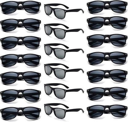 YQVIE 20 Pack Wholesale Sunglasses for Men Women in Bulk 70s Retro Cheap Glasses for Party Supplies