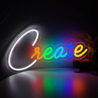 Back-to-School Glow: 16x9-inch LED Neon Sign for Dorm Rooms Study Zones - 6-Color USB Wall Art, Creative Studio Decor
