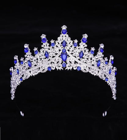 Tiaras and Crowns for Women Crystal Princess Tiaras Rhinestone Queen Crowns For Wedding Bridal Birthday Prom Pageant Party (Tiara 100)