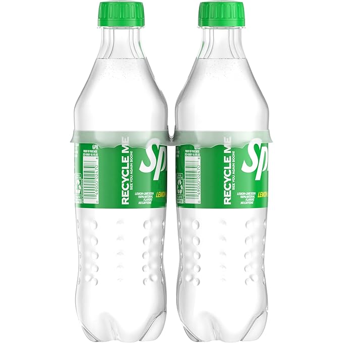 Sprite Lemon Lime Soda Soft Drinks, 16.9 fl oz, 6 Pack