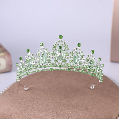 Princess Tiara and Crown for Women Wedding Tiaras for Bridal girls Tiaras and Crystal Crowns Rhinestone Headband Metal Hair Accessories for Costume Birthday Party Prom Gifts