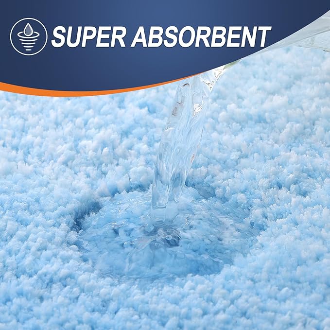 OLANLY Bathroom Rugs Mat 44x24, Extra Soft Absorbent Microfiber Bath Rugs, Rubber Backing, Quick Dry, Machine Washable Bath Mats for Bathroom Floor, Tub and Shower, Home Decor Accessories, Sky Blue