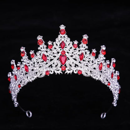 Tiaras and Crowns for Women Crystal Princess Tiaras Rhinestone Queen Crowns For Wedding Bridal Birthday Prom Pageant Party (Tiara 100)