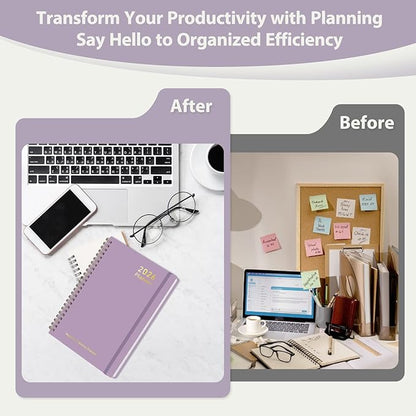 2026 Planner, Weekly and Monthly Calendar Academic Planner, Jan 2026 - Dec 2026, 8.5‘’ x 11'', Planning Agenda Book for Desk Accessories and School Supplies - Letter Size