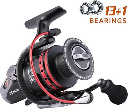 Sougayilang Fishing Rod Reel Combo with Telescopic Fishing Pole Spinning Reel Carrier Bag for Travel Saltwater Freshwater Fishing