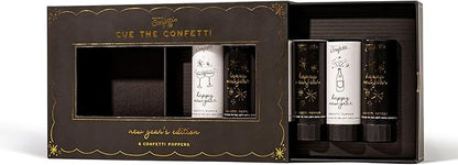 Cue the Confetti New Years Box (6 Confetti Poppers) – Biodegradable Confetti Party Poppers for ringing in the New Year!