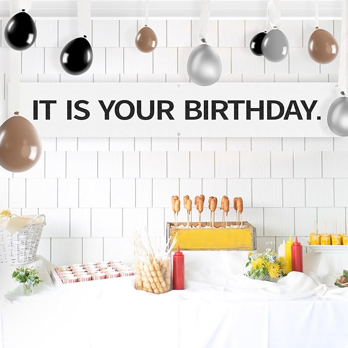 The Office TV Show Inspired Birthday Party Kit, 49 Pcs Decorations Set with Banner, Balloons, Streamers & Tape for Themed Parties, Retirement, Gifts for Fans