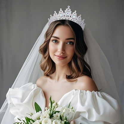 Kamirola - Queen Crown and Tiaras Princess Crown for Women and Girls Crystal Headbands for Bridal, Princess for Wedding and Party（01）