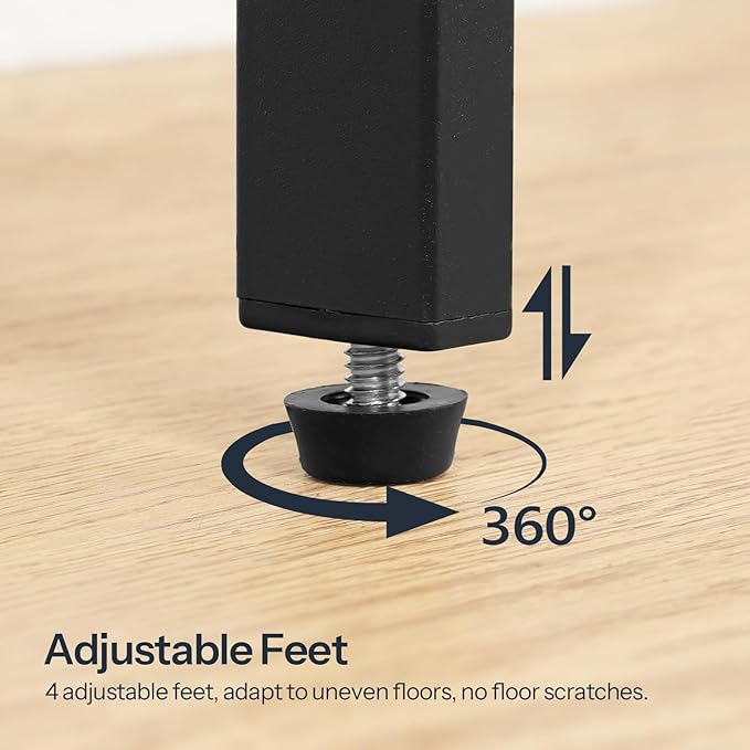 HOOBRO End Table, 3-Tier Narrow Side Table with Charging Station, Nightstand with 2 Flat or Slant Adjustable Shelves for Small Spaces, Living Room, Bedroom, Greige and Black BG23UBZ01G1