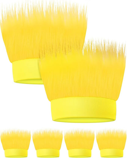 Taiyin 6 Pcs Hairy Headband Costume Headband Crazy Hair Wig Accessories Party Decoration Women Men