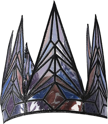 Advanced Crown - Highly Realistic for Evil Queen Tiara, Halloween Cosplay Party, Snow Stage Costume Accessories, Premium Gothic Headpiece, 23.5" x 7.2"