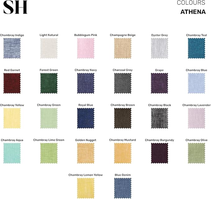 Solino Home Linen Small Table Runner 60 Inches - Athena, 100% Pure Linen Chambray Mustard Yellow Table Runner 14 x 60 Inch Ideal for Dresser and Coffee Tables