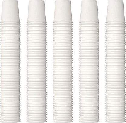 JOLLY PARTY 2 oz Bathroom Cups,700 Pack Small Paper Cups, White Mouthwash Cup, Disposable Mini Espresso Cup, Paper Sampling Cup