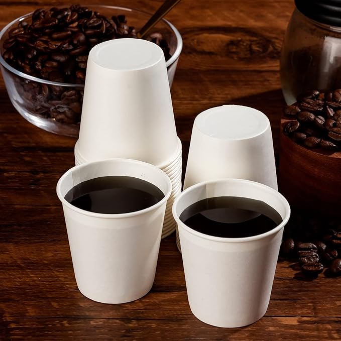 300 Count 3 oz Disposable Mouthwash Cups, Small Paper Cups, Bathroom Paper Cups, Ideal for Parties and Everyday Use