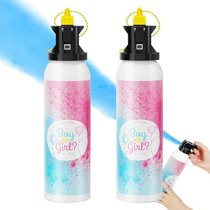 Gender Reveal Fire Extinguisher Color Blasters: 2 Pcs Blue Blaster Only for Baby Boy with Blue Smoke suitable for Gender Reveal Party Decorations