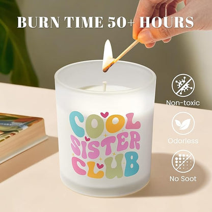 Cookie Scented Soy Candles Non Toxic - Fall Decor Aromatherapy Candle | Luxury Fragrance Oil | 50-Hour Burn Time | Eco Lead-Free Wick | for Home Birthday Christmas Gifts for Women Mom