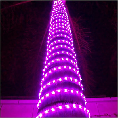 Russell Decor 40ft/12m Led Rope Lights Lamps Kit Indoor Outdoor Decorative Lighting for Party Wedding Valentine's Day Backyard Patio Deck Bright Flexible String Tube Lights Waterproof- Pink