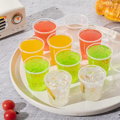SIUQ 1500 Pack 3 oz Clear Plastic Cups, Disposable Bathroom Mouthwash Cups, Small Plastic Drinking Cup for Ice Tea, Tasting, Party, Picnic, BBQ, Travel and Event