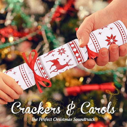 CCINEE 12 Packs Christmas No-snap Party Table Favors, Party Poppers with Prizes for Kids Xmas Gifts for Holiday School Prize