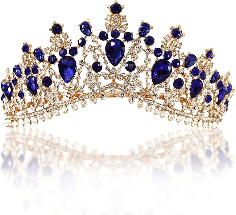 Vintage Baroque Crown Tiara Diadem Wedding Crystal Rhinestone Crown And Tiaras Bridal Hair Jewelry Wedding Hair Accessories