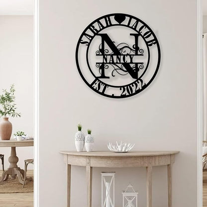 Personalized Metal Name Signs, Custom Name Signs, Custom Family Name Sign, Last Name Sign, Metal Wall Art, Personalized Wall Decor, Customized Wedding Gift