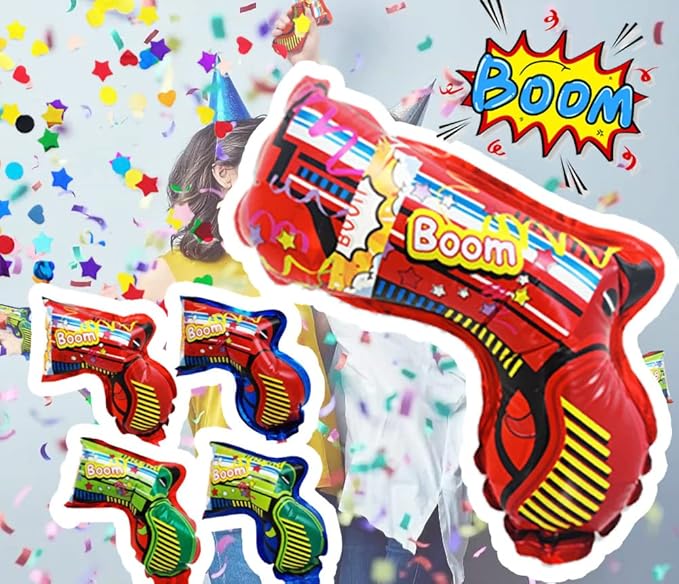 Confetti Cannon,Self-Inflating Confetti Poppers,Wedding and Birthday Party Poppers 20PCS