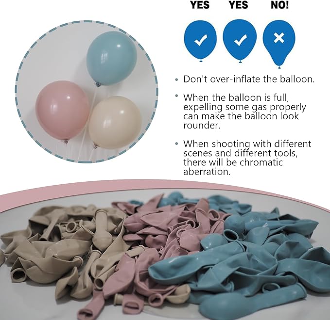 Gender Reveal Balloon Arch Kit 139Pcs Dusty Pink and Fog Blue Balloons White Sand Balloons for Boho Wedding Bride Anniversary Birthday Baby Shower Bridal Bear Theme Decorations