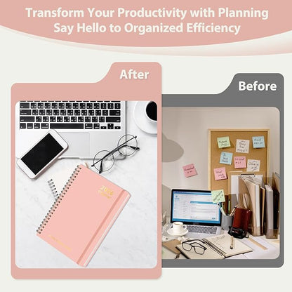 2026 Planner, Weekly and Monthly Calendar Academic Planner, Jan 2026 - Dec 2026, 8.5‘’ x 11'', Planning Agenda Book for Desk Accessories and School Supplies - Letter Size