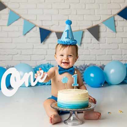 TONIFUL One Wooden Sign Cutout Letter for 1st Birthday Party Decorations Table Centerpieces for First Birthday White Letter Wooden Photo Booth Props Party Decorations Supplies