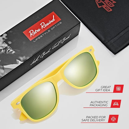 Retro Rewind Polarized Sunglasses for Men and Women - UV Protection Classic Sun Glasses