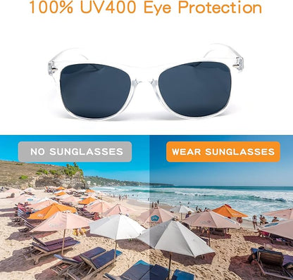 YQVIE 20 Pack Wholesale Sunglasses for Men Women in Bulk 70s Retro Cheap Glasses for Party Supplies