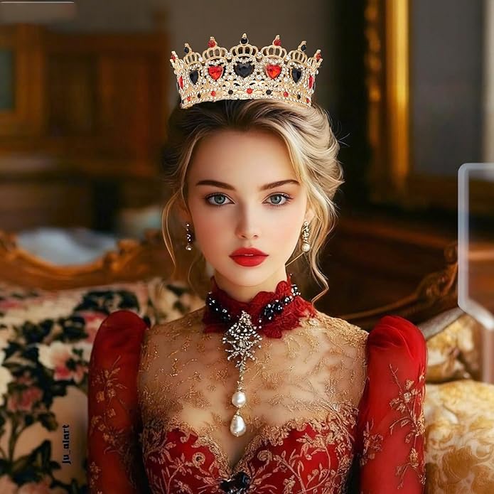Crown for Women, Princess Crowns & Tiaras for Women, Rhinestone Wedding Crowns and Birthday Party Prom Cosplay Headdress