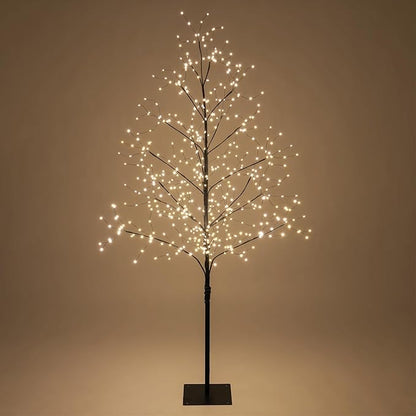 5 Ft Black Fairy Light Tree Home Décor Fairy Tree Black Room Decor, 570 Warm White LED Lights
