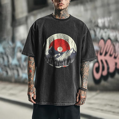 Mens Dragon Grpahic T-Shirts Short Sleeve 100% Cotton Crewneck Big and Tall Outdoor Summer Quick Dry Undershirts