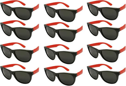 EDGEIWEAR 80s Neon Party Sunglasses for Adult Party Favors with CPSIA certified-Lead(Pb) Content Free