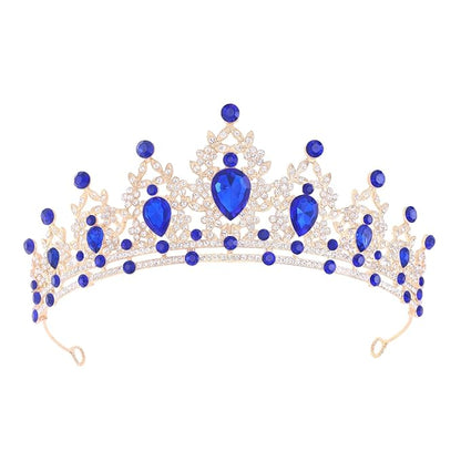 Princess Tiara and Crown for Women Wedding Tiaras for Bridal girls Tiaras and Crystal Crowns Rhinestone Headband Metal Hair Accessories for Costume Birthday Party Prom Gifts