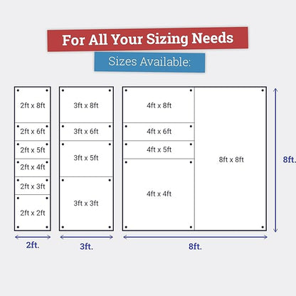 Personalized Vinyl Banner – Vinyl Printed Customizable Banner for Indoor and Outdoor Use (2'x2')