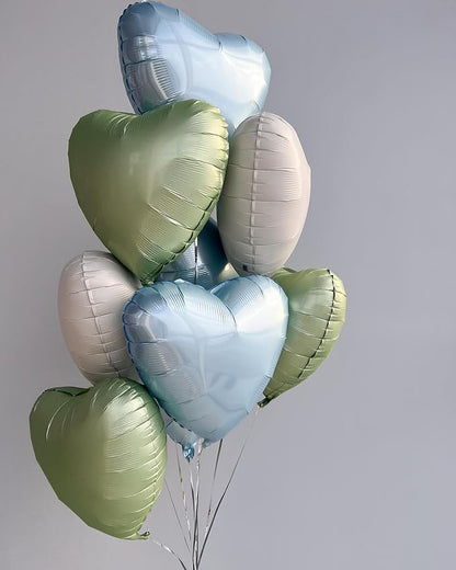 Pink Heart Shaped balloons Pack of 12,18 Inch Love Valentine Balloons Heart Romantic Balloons For Valentines Day Propose Marriage Wedding Bridal Shower Engagement Party Decorations