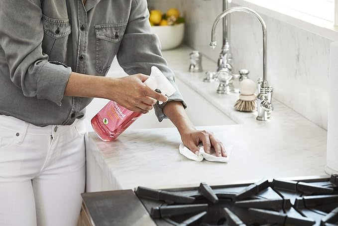 Method All-Purpose Cleaner Spray, Lime + Sea Salt, Perfect for Most Counters, Tiles, Stone, and More, 28 oz Spray Bottles, (Pack of 1)
