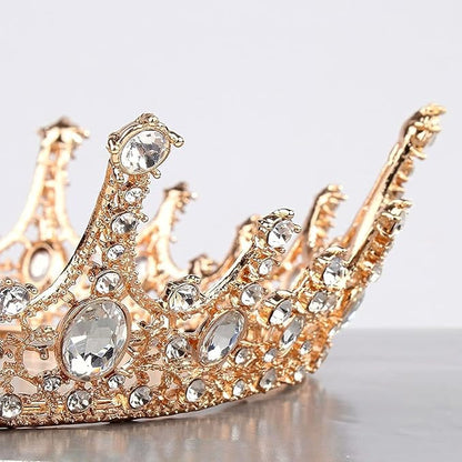 AOPRIE Crown for Women Gold Queen Crowns and Tiaras for Girls Hair Accessories for Birthday Wedding Prom Bridal Party Pageant Photography Costume Halloween Christmas Gifts…
