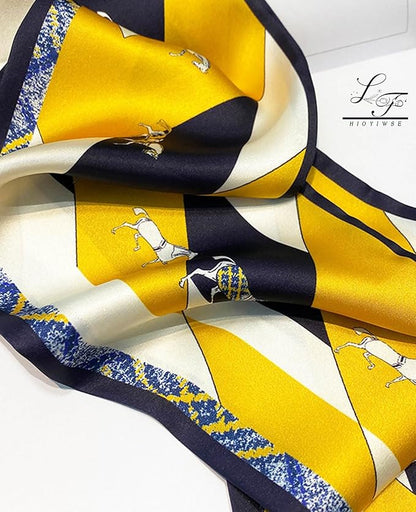 Head Scarf Hair Neck Scarves For Women Purse Bag Scarfs For Handbags Silky Long Thin Satin Headscarf Fashion