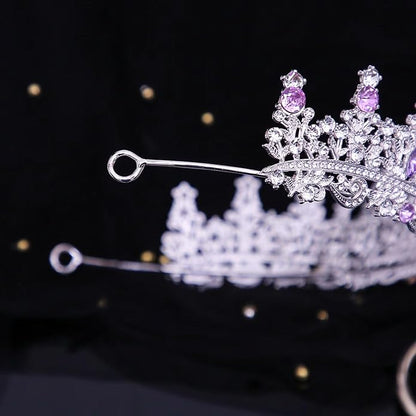 Tiaras and Crowns for Women Crystal Princess Tiaras Rhinestone Queen Crowns For Wedding Bridal Birthday Prom Pageant Party (Tiara 100)